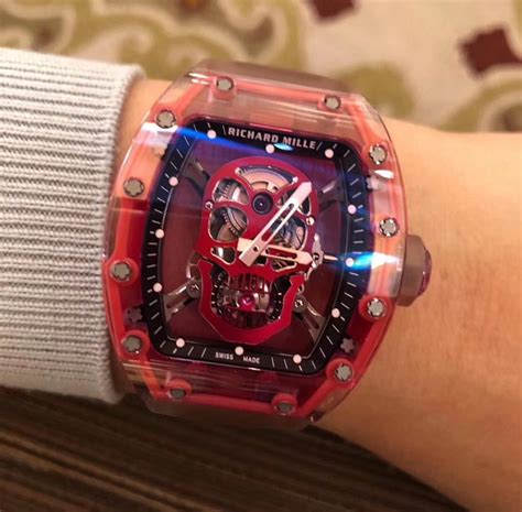 richard mille rm 52-01 red sapphire skull tourbillon|richard mille rm052 manual.